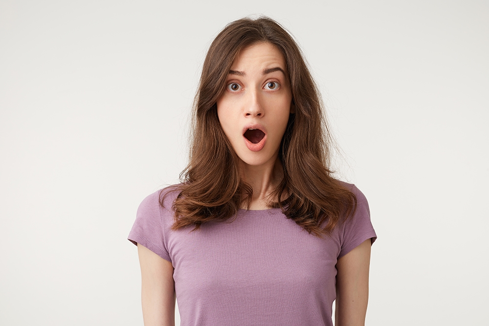 Chica sorprendida