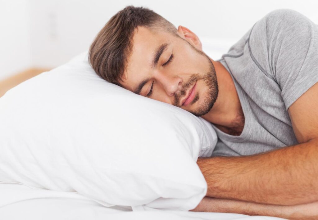 hombre durmiendo