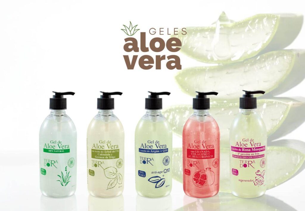 gama de geles aloe vera