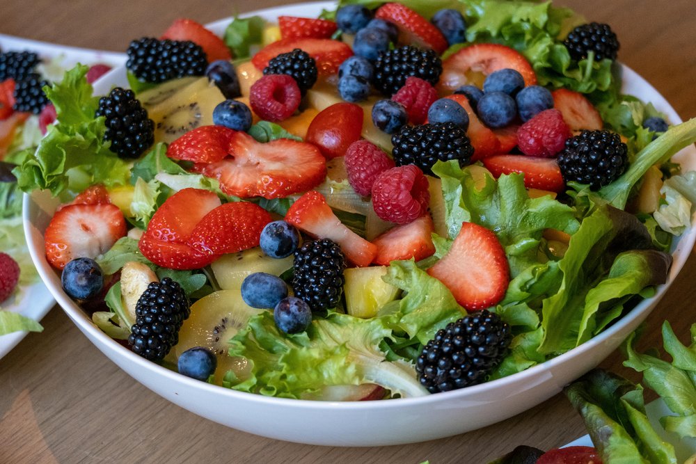 ensalada de frutas y verduras