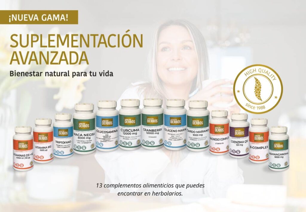 Nueva gama de suplementación avanzada de Derbós