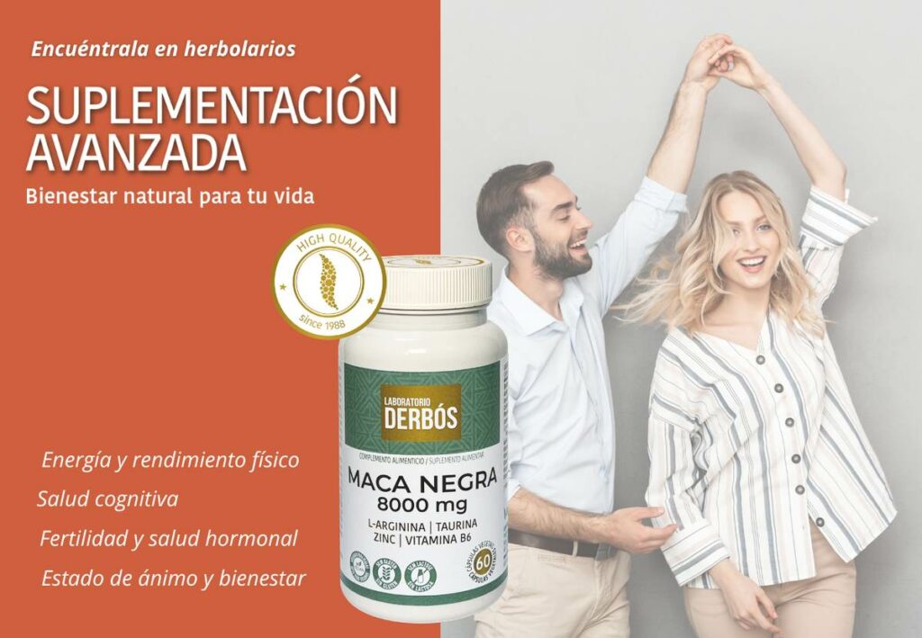 Suplementación avanzada Derbós - Maca negra
